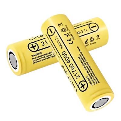 Акумулятор 4000mAh 21700 LiitoKala Lii-40A Жовтий