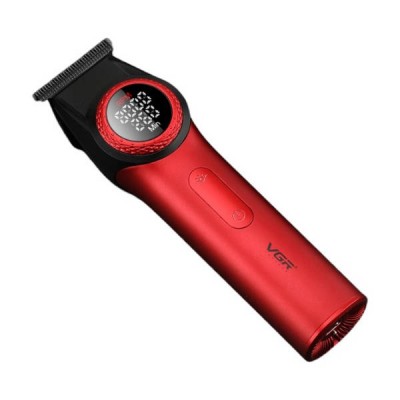 Тример акумуляторний 4 насадки 6000-8000 RPM 2500mAh VGR V-977 RED Чорний з червоним