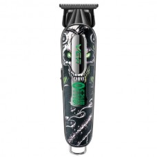 Тример з LED-дисплеєм та 3 насадками, 2000mAh, 9000 RPM, VGR V-260 Чорний із зеленим