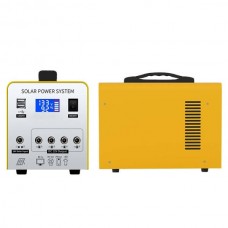 Портативна електростанція 300W 12V/20Ah + 4 лампочки Сіра