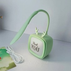 Лампа дитяча акумуляторна настільна з RGB підсвічуванням Hello Зелена