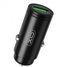 Автомобільний зарядний пристрій XO CC39 QC3.0 18W Car charger with Lighting Чорне