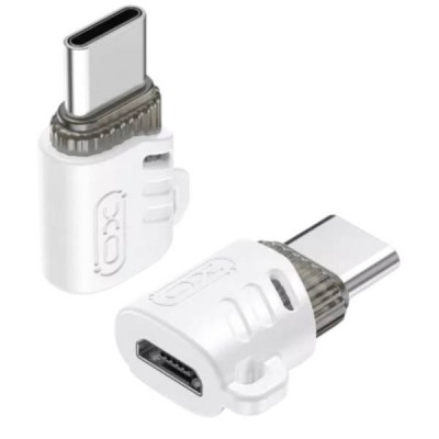 Адаптер перехідник XO NB256G Micro to Type-c adapter Білий