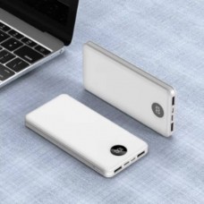 Power Bank 20 000mA 2 роз'єми USB, мікро USB, TYPE-C Білий