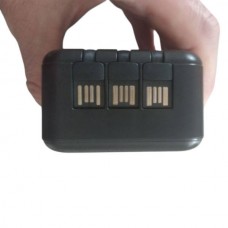 Power Bank 30 000mA 4 роз'єми USB, мікро USB, TYPE-C Чорний