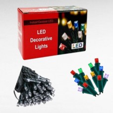 Новорічна світлодіодна гірлянда 400LED Чорний провід, мультиколор