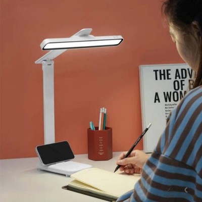 Лампа настільна акумуляторна XO OZ07 Tri-colour Multi-Speed ​​Desk Lamp (with Remote Control) 1200mAh Біла