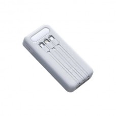 Power Bank 30 000mA 4 роз'єми USB, мікро USB, TYPE-C Білий