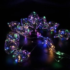 Гірлянда штора Серце 150LED 8см 10 штук 3х1.5м 220в Мультиколор