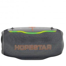 Колонка з мікрофоном акумуляторна 24000 mAh 186х404мм Hopestar H86 180W Сіра