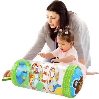 Надувний барабан розвиваючого 45*20*20см Baby inflatable crawling drum MA776 Різнокольоровий