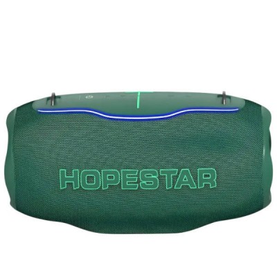 Колонка з мікрофоном акумуляторна 24000 mAh 186 х 404мм Hopestar H86 180W Зелена