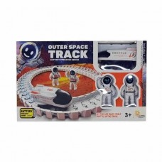 Космічний трек з місяцеходом на батарейках uter Space Track Ring Білий