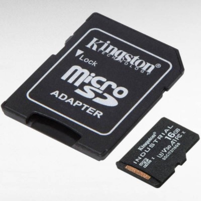 Мапа пам'яті з адаптером microSD, SD, SDHC, SDXC 16GB Class 10 Kingston memory card