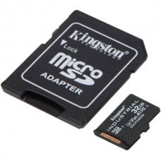 Мапа пам'яті з адаптером microSD, SD, SDHC, SDXC 32GB Class 10 Kingston memory card