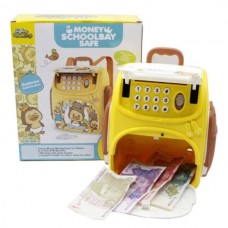 Сейф-скарбничка дитячий Рюкзачок School Bag Жовтий