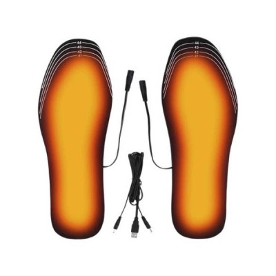 Устілки для взуття з підігрівом від USB універсальні 36-40р до 48 ° C Чорні