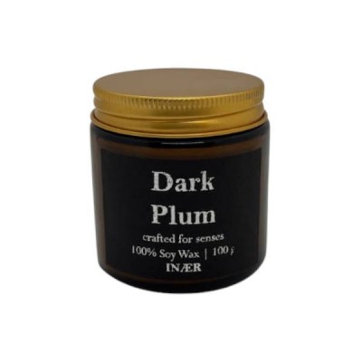 Свічка DARK PLUM, 100 г - глибокий чуттєвий аромат
