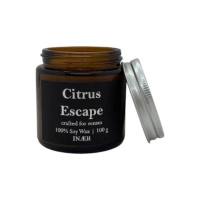 Свічка CITRUS ESCAPE, 100 г - свіжий цитрусово-квітковий аромат