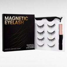 Вії накладні магнітні false eyelashes AND 5509 Чорні