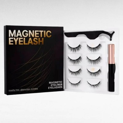 Вії накладні магнітні false eyelashes AND 5509 Чорні