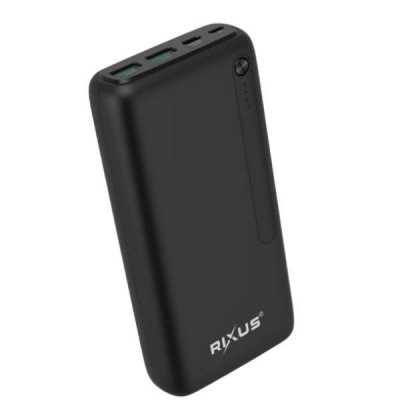 Power Bank з дисплеєм 30000mAh RIXUS RXPB38B Чорний