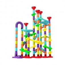 Конструктор-лабіринт для дітей із труб з кульками 142 предметів Marble Run Різнокольоровий