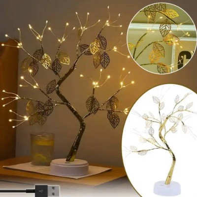 Світильник настільний Дерево з листям 72LED 50см process light AND5414
