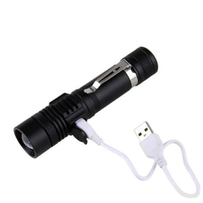 Ліхтар ручний T6 518 FlashLight Чорний