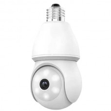 Камера відеоспостереження внутрішня camera E27 wifi camera app icsee AND D1 Біла