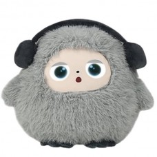 Іграшка м'яка інтерактивна зі штучним інтелектом Smart AI Plush Bobo Сіра