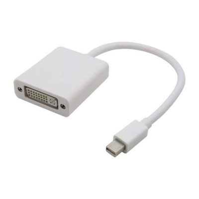 Конвертер mini Display Port на DVI Білий
