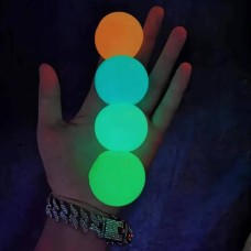 Кульки-антистрес липкі 4шт, що світяться Globbles RESTEQ Різнокольорові