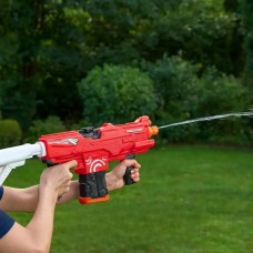 Пістолет-бластер водяний автоматичний акумуляторний Water Gun Червоний з чорним