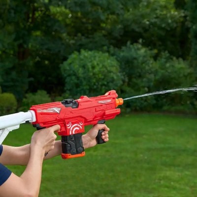 Пістолет-бластер водяний автоматичний акумуляторний Water Gun Червоний з чорним