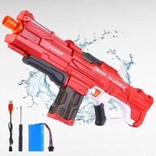 Пістолет-бластер водяний акумуляторний 600мл Combat Water Gun Червоний