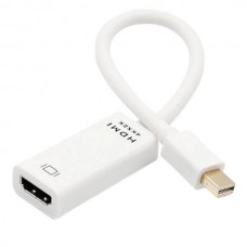 Кабель адаптер 15см Mini Displayport - HDMI 2K 4K Білий