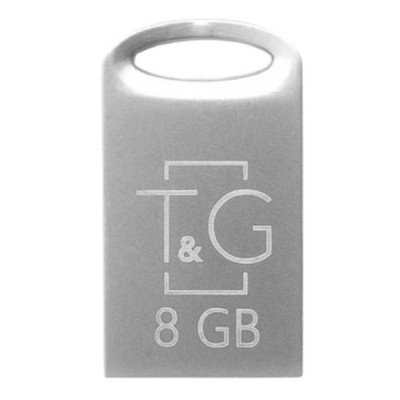Флешка карта пам'яті USB 8GB TG Metal series-113 Сіра