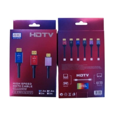 Кабель для передачі відеосигналу HDMI 3m ver 2.0 4K/ultra HD HDTV Premium Чорний