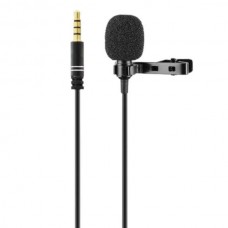 Мікрофон петличний для смартфона KM-002 3.5 mm TRSM Levalier MicroPhone Чорний