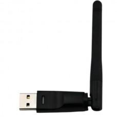 Wi-Fi-адаптер комп'ютерний USB RT7601 Чорний