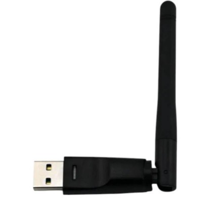 Wi-Fi-адаптер комп'ютерний USB RT7601 Чорний
