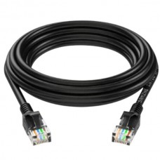Інтернет-кабель Патч-корд мідний 30м UTP, cat.5e, RJ45 Чорний