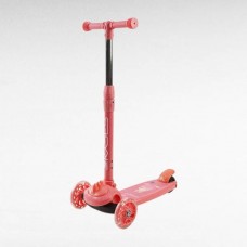Самокат триколісний з підсвічуванням Skyper CY-30629 Рожевий