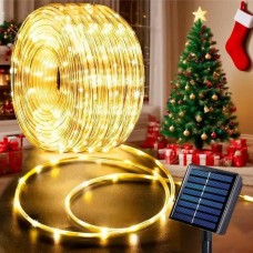 Гірлянда вулична світлодіодна Трубка із сонячною панеллю 10m 200LED LU994