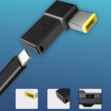 Перехідник для ноутбука з Type-C на Square Plug 5.5×2.1mm Чорний