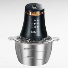 Електричний подрібнювач з металевою чашею 2л RAF R7039 Сірий