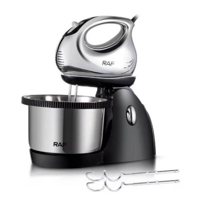 Міксер із чашею стаціонарний 1000Вт Egg beater R.6628 RAF Сірий
