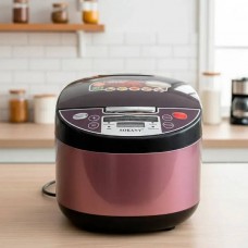 Мультиварка 6л 900Вт Sokany SK-07078 Чорна з малиновим