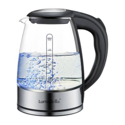 Електрочайник 2,5л 1500Вт Luma Bella LB-59035 Сірий із чорним